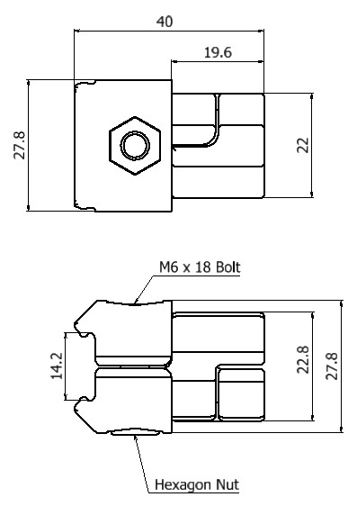 90deg Connector Outer Type PTC-APJ-1