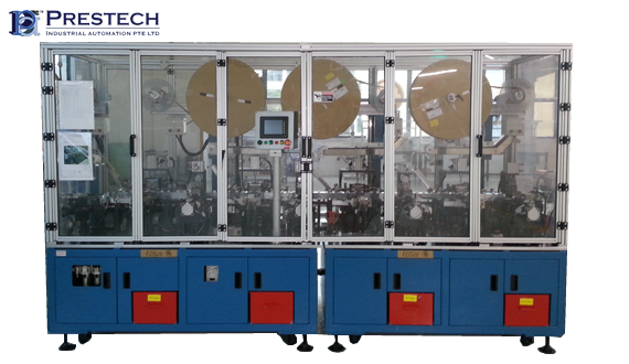 Tap and Reel Machine