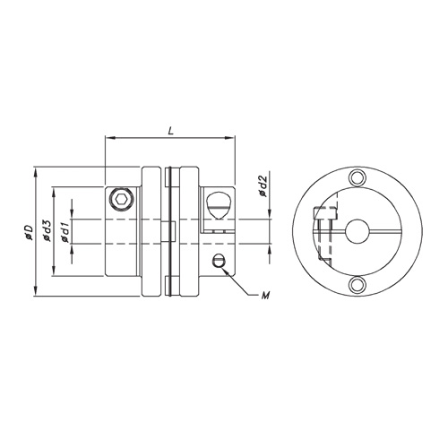 Disk Type Flexible Coupling