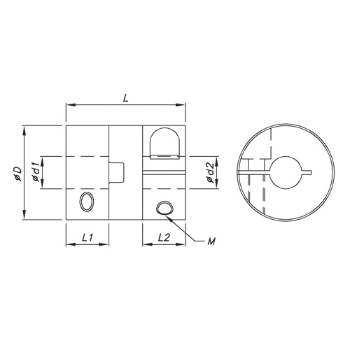 Oldham Type Flexible Coupling